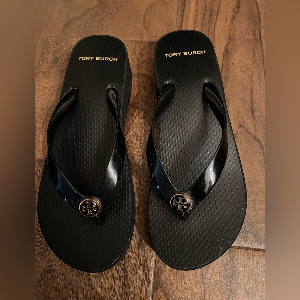 Tory Burch Black Platform